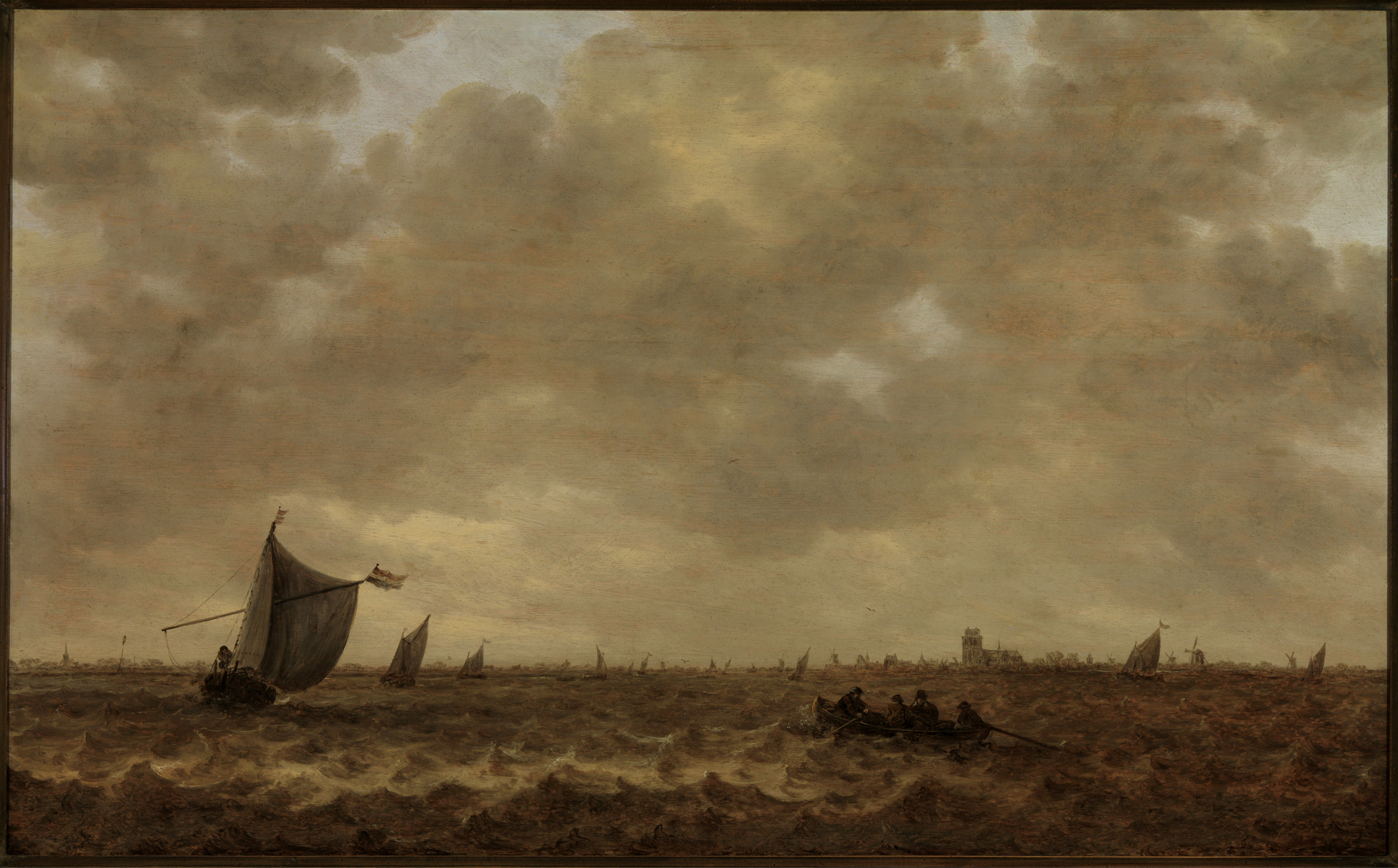 Jan van Goyen, Gezicht op Dordrecht uit het zuidwesten